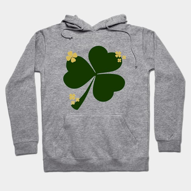 St Patricks Day: Irish Pride & Shamrock Celebration Hoodie by MEWRCH